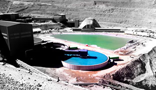 Estudio químico de aguas de procesos en mina a tajo abierto